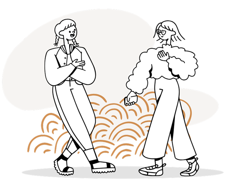 Friendly conversation
